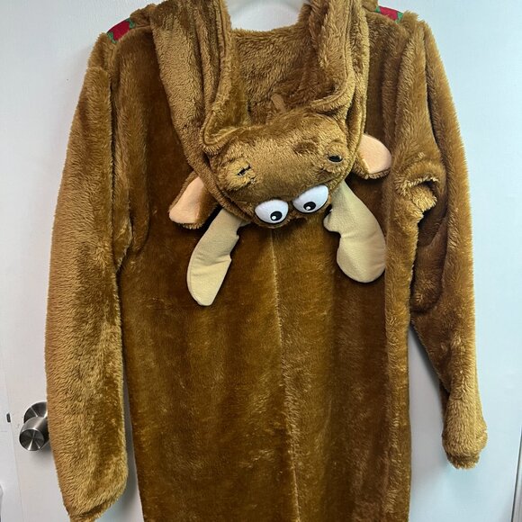 Briefly Stated Let's Get Moosy Union Suit Holiday - Christmas Sz XL NWT - Picture 4 of 5
